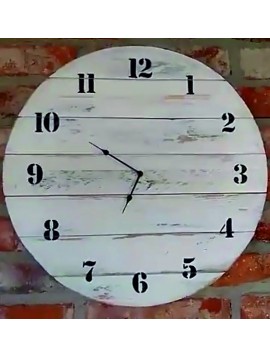 Drevené hodiny pokoj Kruhové hodiny. Fi 50 cm
