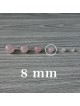 Ruženín - korálka minerál - FI 8 mm