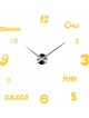 Nalepovacie nástenné hodiny,luxusné hodiny na stentu,plastové hodiny