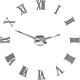 Nalepovacie nástenne hodiny rímske 2D plexi