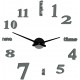 Moderné nástenné hodiny sedem 2D plexi MIRROR