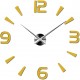 Nalepovacie nástenné hodiny,luxusné hodiny na stentu,plastové hodiny