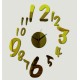 Nástenné hodiny čísla ( zrkadlové hodiny na stenu ) HOLANDIA