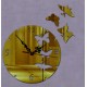 Motýľ nástenné hodiny ( motýľ hodiny na stenu ) DIANA