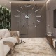 Moderné hodiny na stenu nalepovacie nástenné hodiny dvanásť DIY JUBINALE