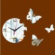 Nástenné hodiny motýľ DIY nalepovacie hodiny 40x 40 cm EPSON