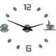 Veľké nástenné hodiny nalepovacie COFFE PLEXI