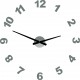 Dizajnové nástenné hodiny nalepovacie PLEXI čísla OPTIC