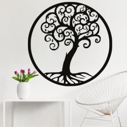 Dekorácia na stenu strom života drevený obraz z preglejky  JULKA