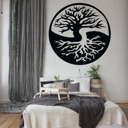 Obraz na stenu strom z drevenej preglejky
