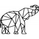 XMOM Vyrezávaný obraz na stenu geometrické tvary slon PR0236 čierny
