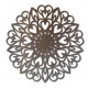 Vyrezávaná mandala kvet drevený obraz na stenu z preglejky