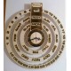 SENTOP Drevený kalendár + hodiny z dreva gravírované laserom JOGBEL II GB PR0161 topoľ