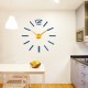 Veľké nástenné hodiny - moderné 3D nalepovacie hodiny na stenu. Nástenné hodiny do kuchyne i nástenné hodiny do obývačky! 