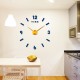 Veľké nástenné hodiny - moderné 3D nalepovacie hodiny na stenu. Nástenné hodiny do kuchyne i nástenné hodiny do obývačky! 